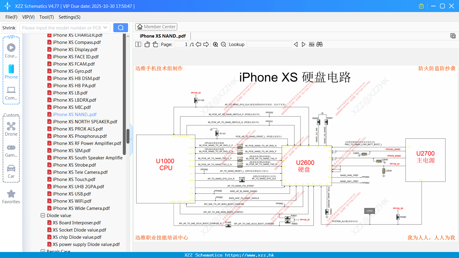 IPhone XS NAND.